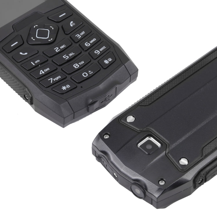 Rugtel R1C Rugged Phone, IP68 Waterproof Dustproof Shockproof, 2.4 inch, MTK6261D, 2000mAh Battery, SOS, FM, Dual SIM(Black) - Others by Rugtel | Online Shopping South Africa | PMC Jewellery