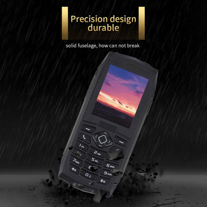 Rugtel R1C Rugged Phone, IP68 Waterproof Dustproof Shockproof, 2.4 inch, MTK6261D, 2000mAh Battery, SOS, FM, Dual SIM(Black) - Others by Rugtel | Online Shopping South Africa | PMC Jewellery | Buy Now Pay Later Mobicred