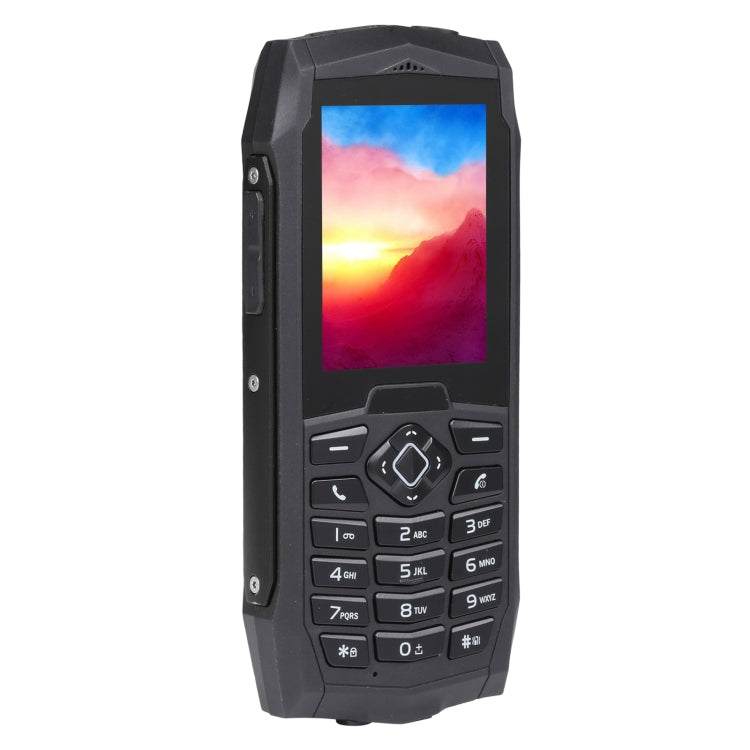 Rugtel R1D Rugged Phone, IP68 Waterproof Dustproof Shockproof, 2.4 inch, MTK6261D, 2000mAh Battery, Loud Box Speaker, FM, Network: 2G, Dual SIM (Black) - Others by Rugtel | Online Shopping South Africa | PMC Jewellery | Buy Now Pay Later Mobicred