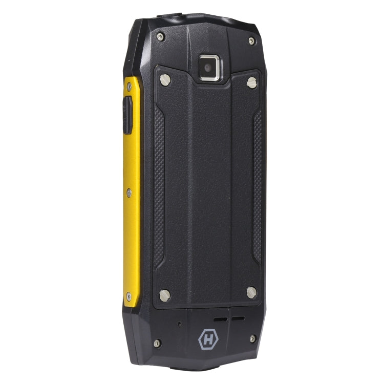 Rugtel R1D Rugged Phone, IP68 Waterproof Dustproof Shockproof, 2.4 inch, MTK6261D, 2000mAh Battery, Loud Box Speaker, FM, Network: 2G, Dual SIM(Yellow) - Others by Rugtel | Online Shopping South Africa | PMC Jewellery