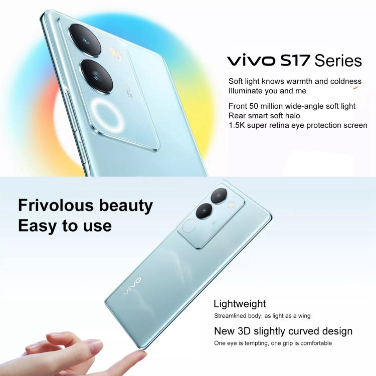 vivo S17 5G, 50MP Camera, 8GB+ 256GB, Dual Back Cameras, Srceen Fingerprint Identification, 4600mAh Battery, 6.78 inch Android 13 OriginOS 3 Snapdragon 778G+ Octa Core up to 2.5GHz, OTG, NFC, Network: 5G(Pink) - vivo by vivo | Online Shopping South Africa | PMC Jewellery | Buy Now Pay Later Mobicred