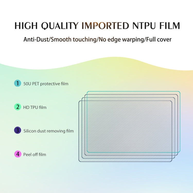 50 PCS 12 x 18cm Phone Anti Blue-ray TPU Soft Hydrogel Film Supplies for Intelligent Protector Cutter - Phone Film Cutter by mietubl | Online Shopping South Africa | PMC Jewellery