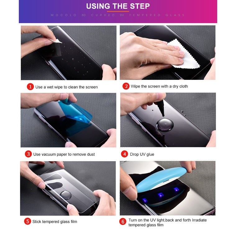 mocolo 9H 3D Full Screen UV Screen Film for Galaxy S10+, Support Fingerprint Unlock - Galaxy Tempered Glass by mocolo | Online Shopping South Africa | PMC TechLife | Buy Now Pay Later Mobicred