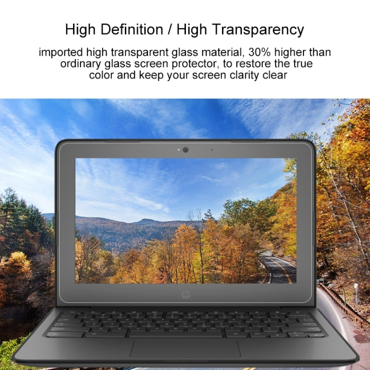 Laptop Screen HD Tempered Glass Protective Film for HP Chromebook 11 G6 EE 11.6 inch - Screen Protection Film by PMC Jewellery | Online Shopping South Africa | PMC Jewellery