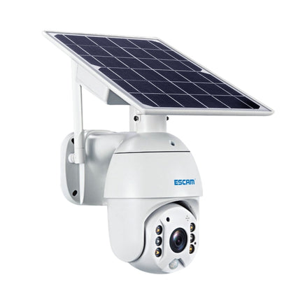 ESCAM QF280 HD 1080P IP66 Waterproof WiFi Solar Panel PT IP Camera without Battery, Support Night Vision / Motion Detection / TF Card / Two Way Audio (White) - Dome Camera by ESCAM | Online Shopping South Africa | PMC Jewellery | Buy Now Pay Later Mobicred