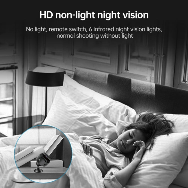 A9 1080P Wifi Wireless Network Camera Wide-angle Recorder(Black) - free shipping - PMC TechLife - Order now!