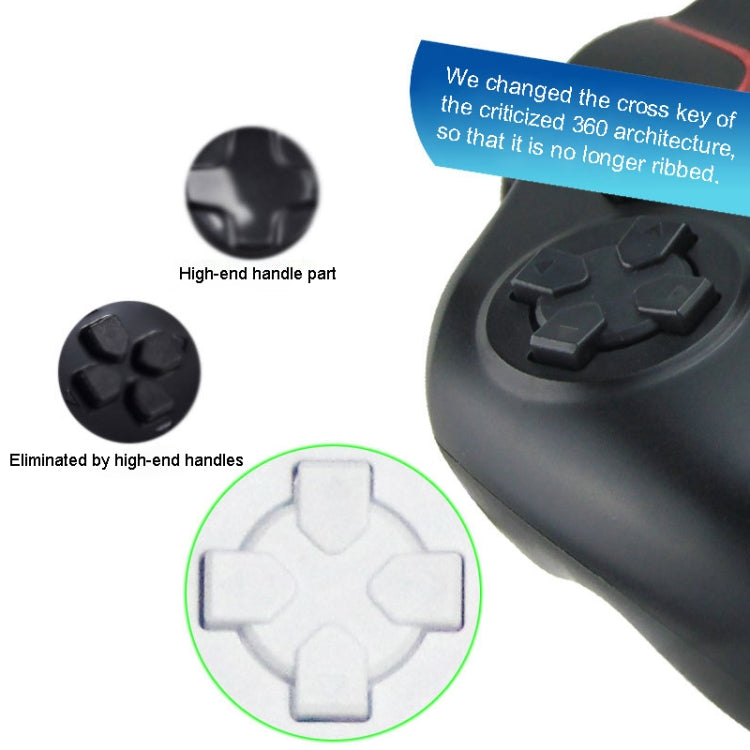 Wired Game Controller Gamepad Handle for PS3 / Compute(Black) - Gamepads by PMC TechLife | Online Shopping South Africa | PMC TechLife