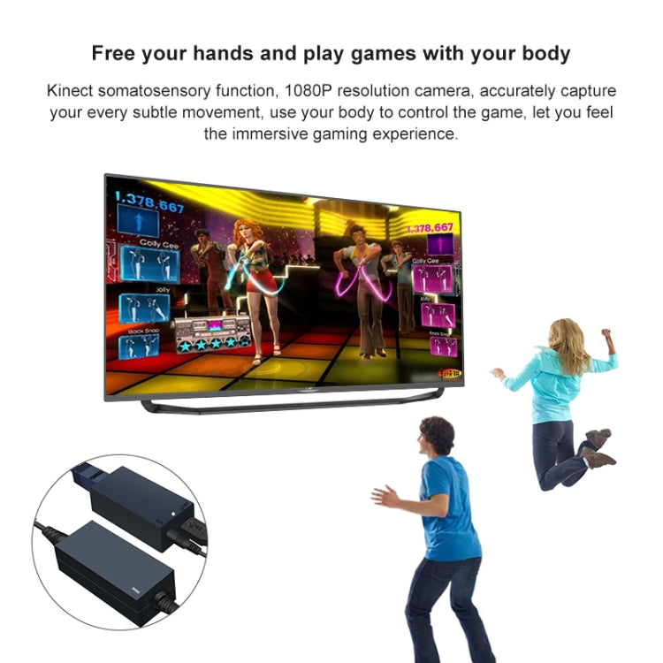 Kinect 2.0 AC Adapter Power Supply For Windows PC / Xbox One S / X, US Plug - free shipping - PMC TechLife - Order now!