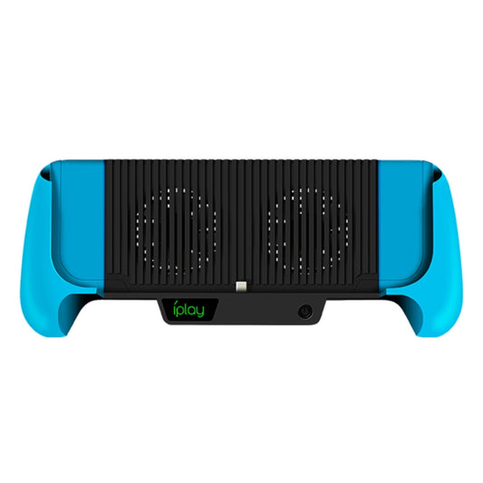 IPLAY Host Charging Grips Stand Shell Cooling Fan for Switch Lite(Blue) - Charger & Power by iplay | Online Shopping South Africa | PMC Jewellery