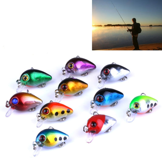 HENGJIA 10 PCS 3cm/1.5g Luya Rock Fishing Lures Bait Bionic Kit with Plastic Box - Fishing Lures by HENGJIA | Online Shopping South Africa | PMC Jewellery | Buy Now Pay Later Mobicred