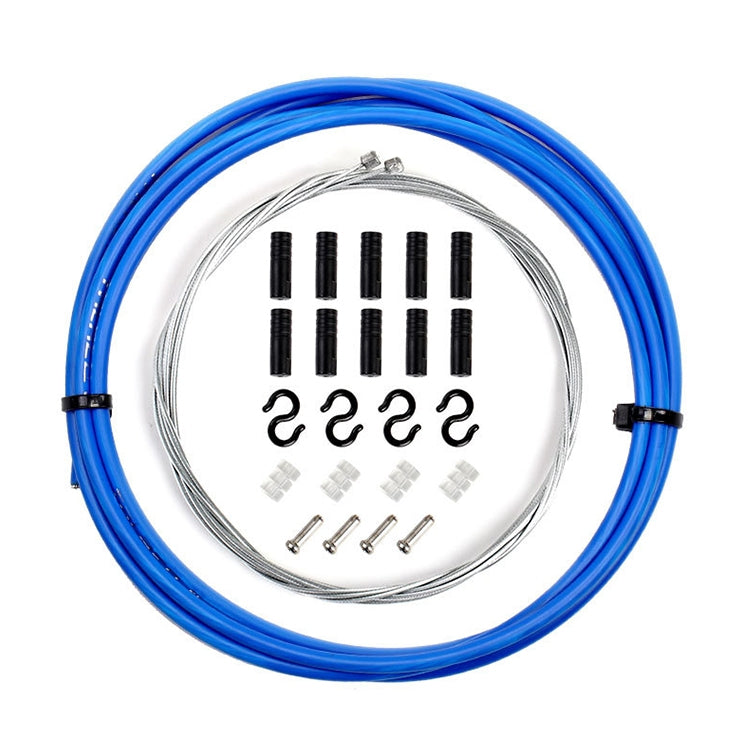 7 in 1 Universal PVC Bicycle Variable Speed Cable Tube Set(Blue) - Bicycle Brake Parts by PMC TechLife | Online Shopping South Africa | PMC TechLife | Buy Now Pay Later Mobicred