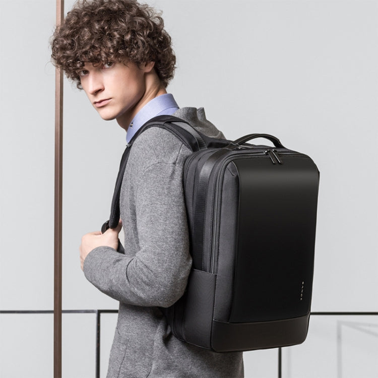 Bange BG-S52 16 inch Men Oxford Cloth Waterproof Backpack with USB Port (Black) - Backpacks by BANGE | Online Shopping South Africa | PMC Jewellery | Buy Now Pay Later Mobicred