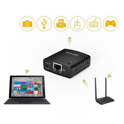 WAVLINK USB 2.0 Networking Server, EU Plug - Printer Accessories by WAVLINK | Online Shopping South Africa | PMC Jewellery | Buy Now Pay Later Mobicred