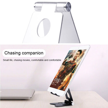 ROOSTAND R2 Aluminum Alloy Mobile Desktop Tablet Bracket Double Folding Lazy Artifact, Size: 6.4x7x9cm(Champagne Gold) - Desktop Holder by PMC Jewellery | Online Shopping South Africa | PMC Jewellery