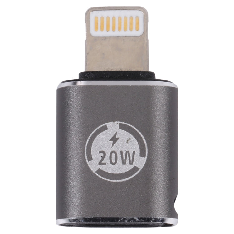 20W 8 Pin Male to USB-C / Type-C Female Straight Charging Adapter - Converter & Adapter by PMC TechLife | Online Shopping South Africa | PMC TechLife