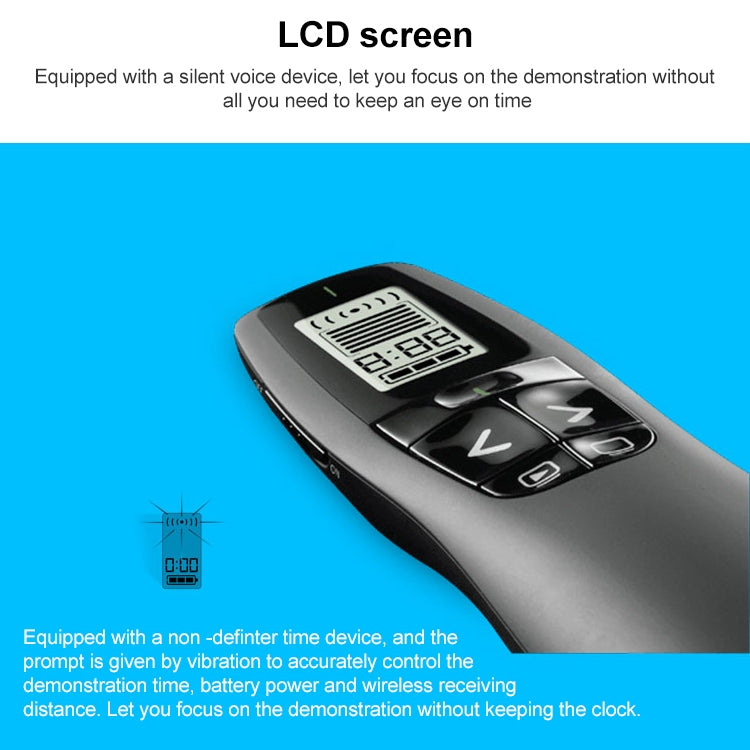 Logitech R800 2.4Ghz USB Wireless Presenter PPT Remote Control Flip Pen - free shipping - PMC TechLife - Order now!