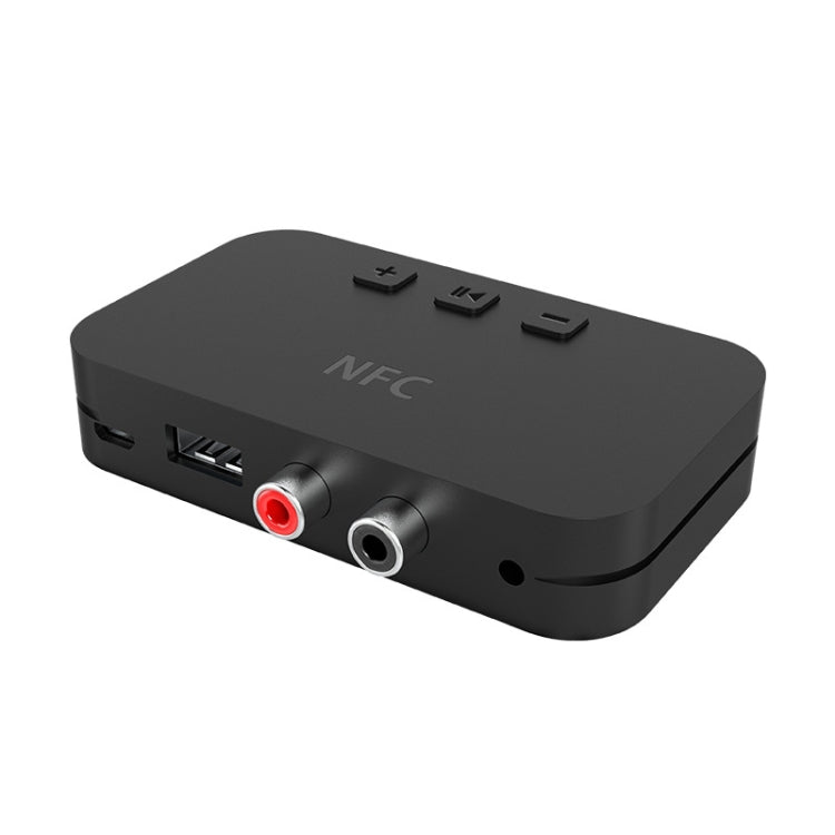 TI-800 NFC Desktop Bluetooth 5.0  Adapter Music Receiver for USB Drive Reads Bluetooth Speaker (Black) - Audio Receiver Transmitter by PMC TechLife | Online Shopping South Africa | PMC TechLife