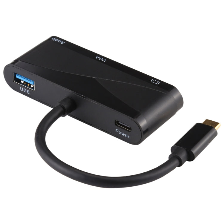 V83 USB-C / Type-C to 4K HDMI / VGA + 3.5mm Audio + USB Multi-function Adapter - free shipping - PMC TechLife - Order now!