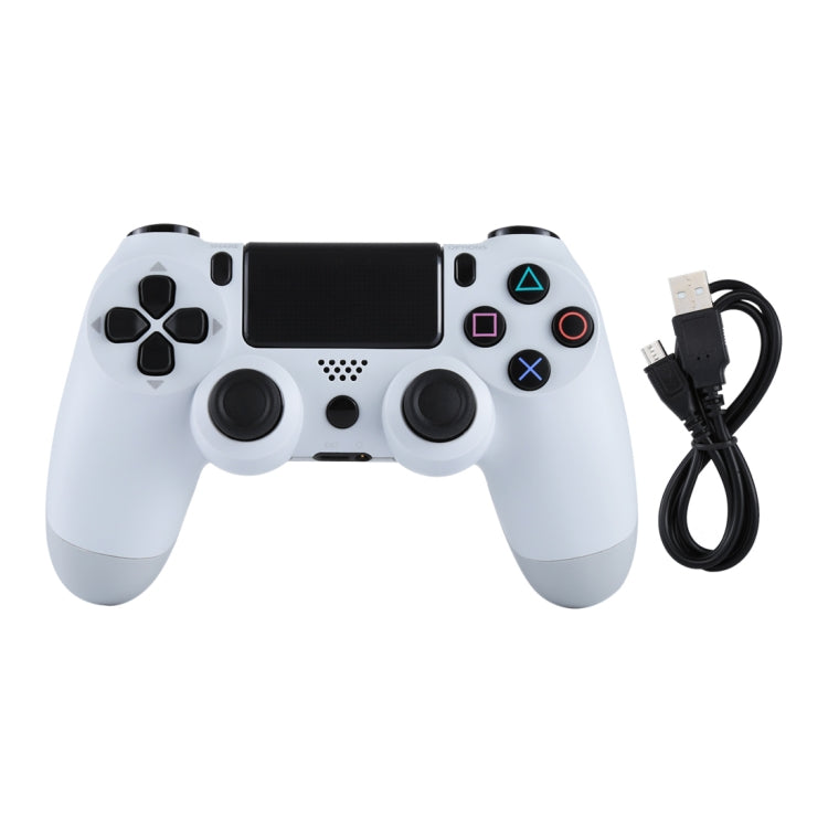 Doubleshock Wireless Game Controller for Sony PS4(White) - Gamepads by PMC Jewellery | Online Shopping South Africa | PMC Jewellery