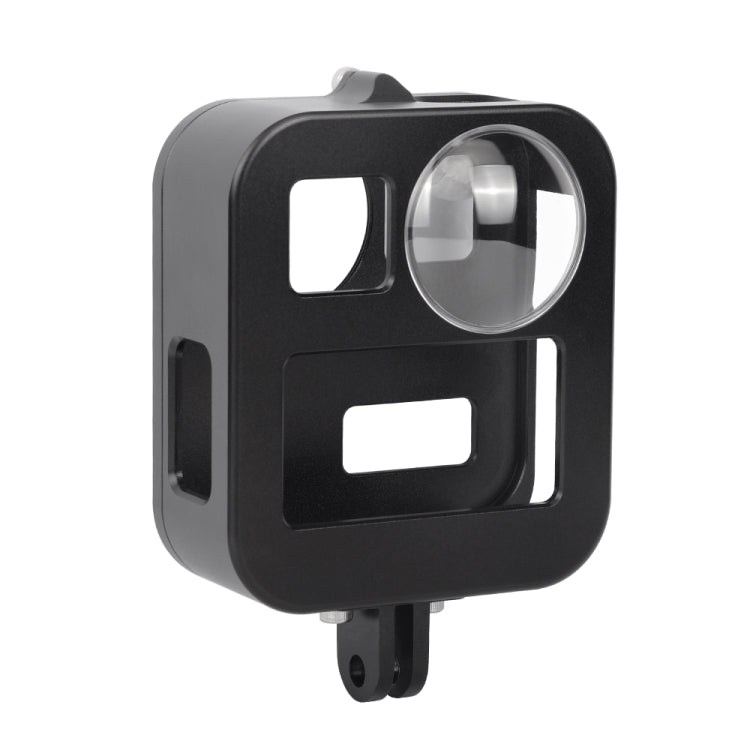 PULUZ Housing Shell CNC Aluminum Alloy Protective Cage for GoPro Max(Black) - Metal Cases by PULUZ | Online Shopping South Africa | PMC Jewellery