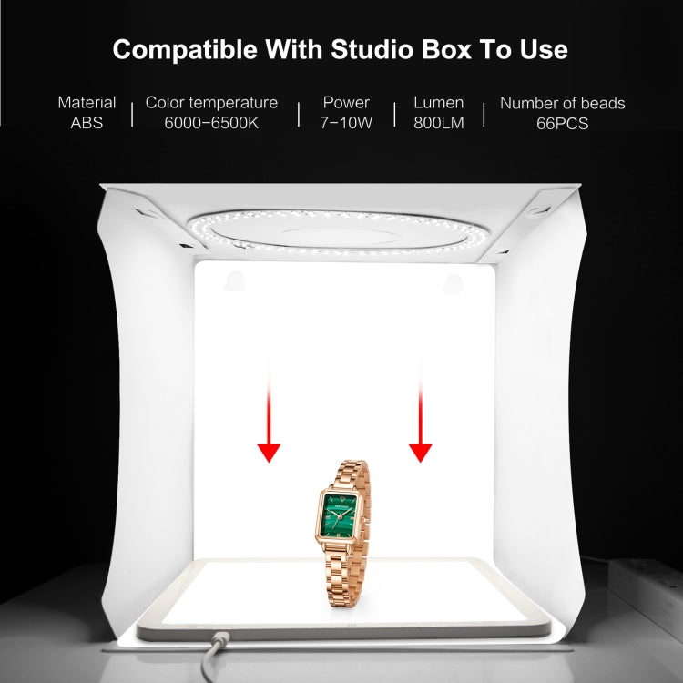 PULUZ LED Shadowless Light Pad for 30cm Photo Studio Box (White) -  by PULUZ | Online Shopping South Africa | PMC TechLife | Buy Now Pay Later Mobicred