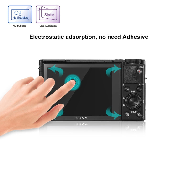 PULUZ 2.5D 9H Tempered Glass Film for Sony RX100, Compatible with Sony A9 / A7C / A7M2 / A7M2 / A7SM2 / A7III / A77 / RX1 / RX1R / RX10 / RX100/II/III/IV/V/IV / RX10IV/III/II / RX100M4 / RX100M5 / A99 ... A9II / RX100M7 / A7RV / WX700 / WX800 / HX99 / A7C - Camera Screen Guard by PULUZ | Online Shopping South Africa | PMC TechLife | Buy Now Pay Later Mobicred