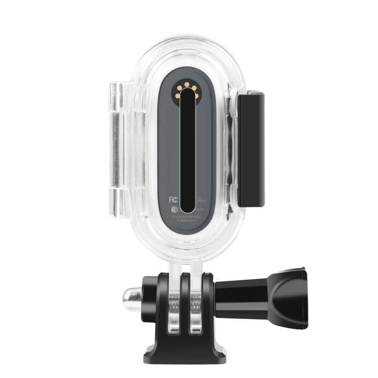 PULUZ 30m Underwater Waterproof Housing Protective Case for Insta360 GO 2, with Base Adapter & Screw(Transparent) - Case & Bags by PULUZ | Online Shopping South Africa | PMC TechLife | Buy Now Pay Later Mobicred