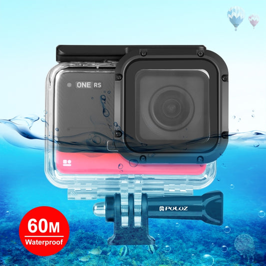 PULUZ 60m Underwater Depth Diving Case Waterproof Camera Housing for Insta360 One RS 4K Edition(Transparent) - Case & Bags by PULUZ | Online Shopping South Africa | PMC Jewellery