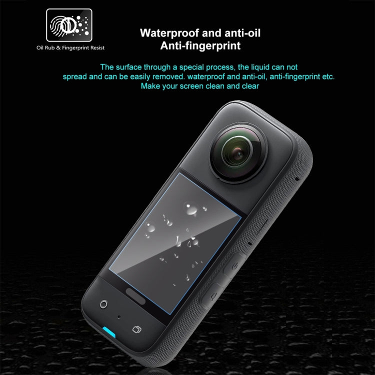 For Insta360 X3 PULUZ 2pcs Curved  HD Screen Film(Transparent) - Protective Film & Stickers by PULUZ | Online Shopping South Africa | PMC TechLife | Buy Now Pay Later Mobicred