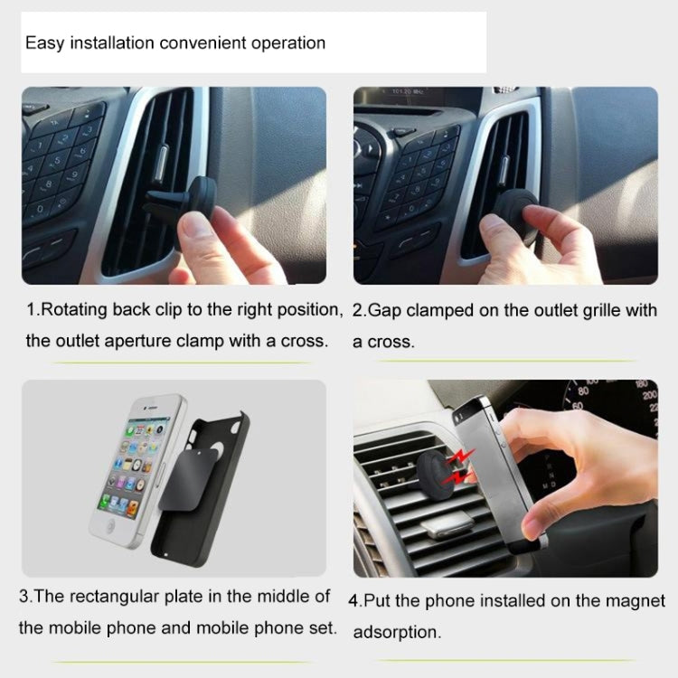 Universal Magnet Mini Car Mount Holder, For iPhone, Galaxy, Huawei, Xiaomi, Lenovo, Sony, LG, HTC and Other Smartphones - Car Holders by PMC Jewellery | Online Shopping South Africa | PMC Jewellery