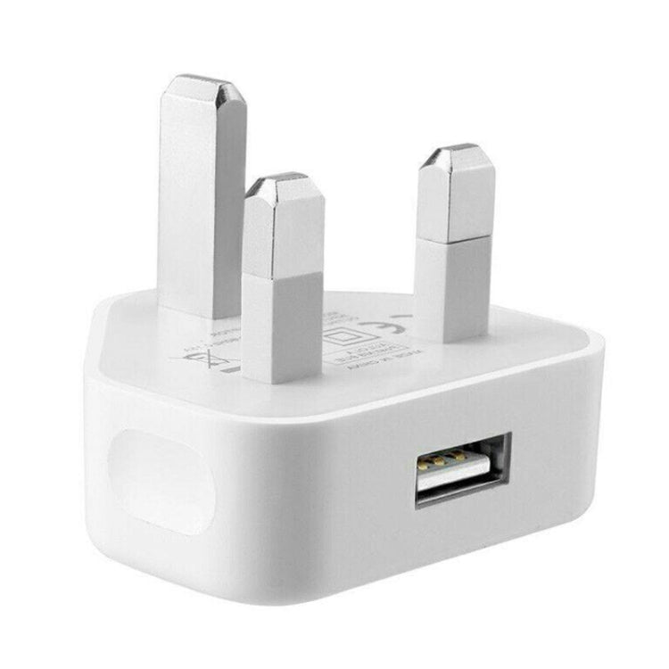 5V / 1A UK Plug USB Charger(White) - USB Charger by PMC TechLife | Online Shopping South Africa | PMC TechLife