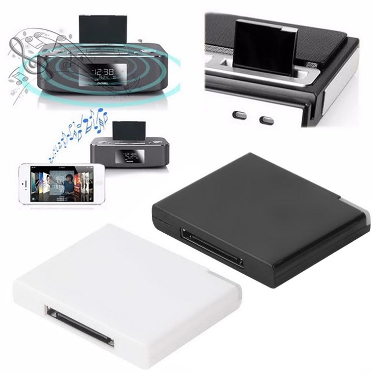 Wireless Bluetooth Music Receiver For iPhone 4 & 4S / (iPad 3) / iPad 2 / iPod  / Any Bluetooth Device(Black) - Audio Receiver Transmitter by PMC TechLife | Online Shopping South Africa | PMC TechLife | Buy Now Pay Later Mobicred