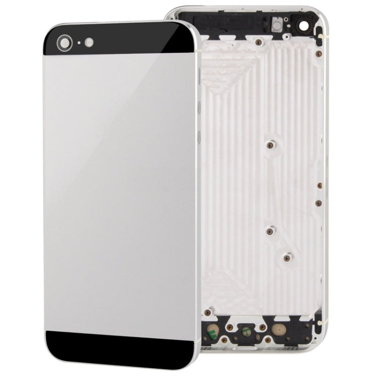 Full Housing Alloy Back Cover for iPhone 5(Silver) - iPhone 5 Parts by PMC TechLife | Online Shopping South Africa | PMC TechLife