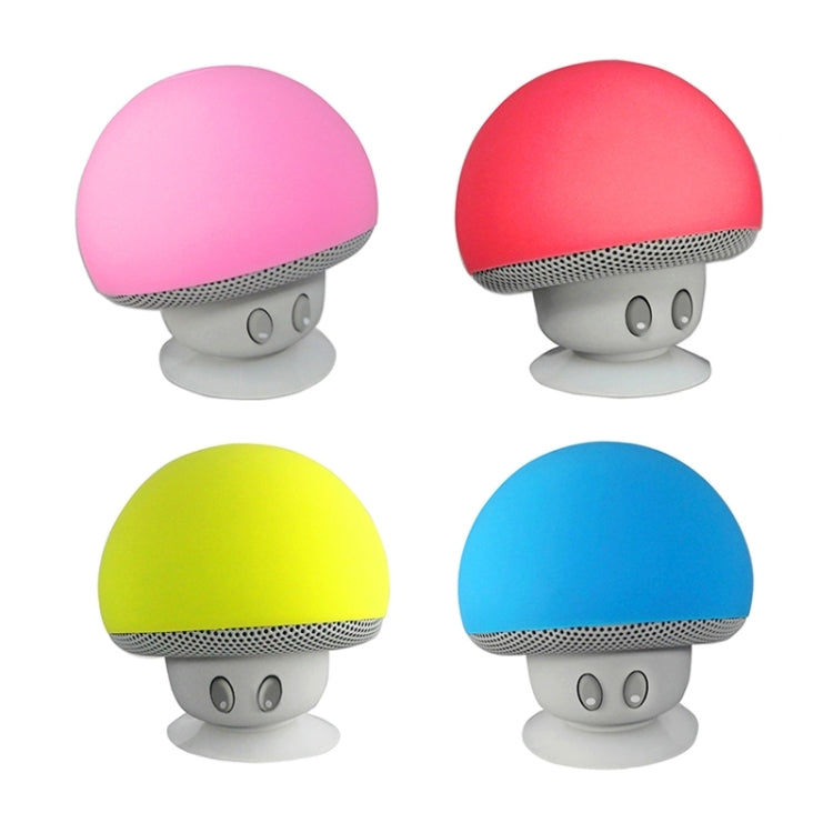 Mushroom Shape Bluetooth Speaker with Suction Holder(Yellow) - Desktop Speaker by PMC TechLife | Online Shopping South Africa | PMC TechLife