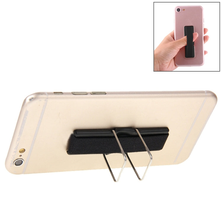 Universal Mini Foldable Holder Stand with Finger Grip(Black) - Ring Holder by PMC TechLife | Online Shopping South Africa | PMC TechLife