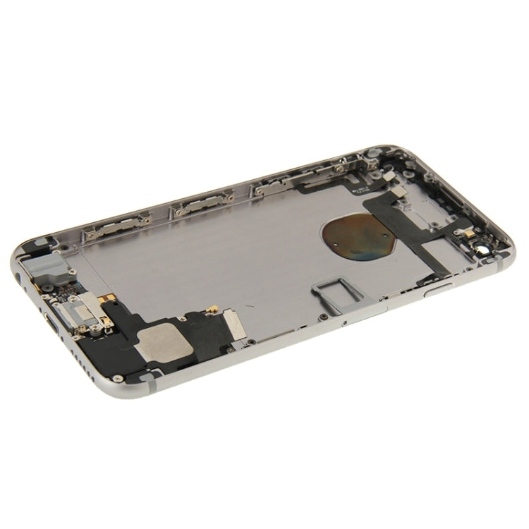 Full Housing Back Cover with Power Button & Volume Button Flex Cable & Charging Port Flex Cable & Speaker Ringer Buzzer for iPhone 6(Grey) - iPhone 6/6 Plus Parts by PMC TechLife | Online Shopping South Africa | PMC TechLife