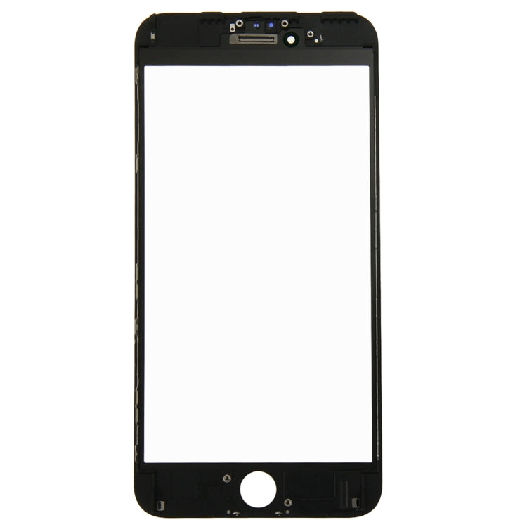 Front Screen Outer Glass Lens with Front LCD Screen Bezel Frame for iPhone 6s Plus(Black) - free shipping - PMC TechLife - Order now!