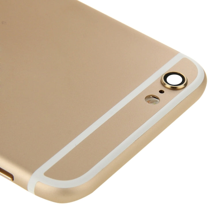 Full Housing Back Cover for iPhone 6 Plus(Gold) - iPhone 6/6 Plus Parts by PMC TechLife | Online Shopping South Africa | PMC TechLife
