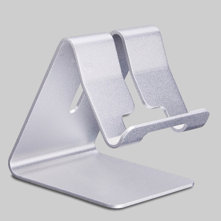 Aluminum Stand Desktop Holder for iPad, iPhone, Galaxy, Huawei, Xiaomi, HTC, Sony, and other Mobile Phones or Tablets(Silver) - Desktop Holder by PMC Jewellery | Online Shopping South Africa | PMC Jewellery