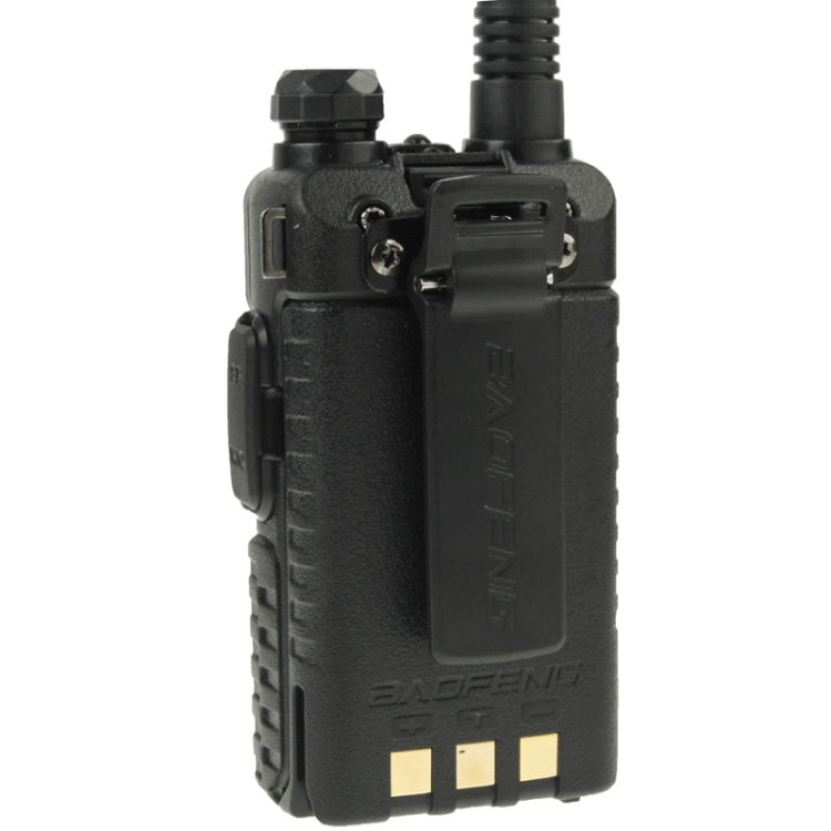 BAOFENG UV-5R Professional Dual Band Transceiver FM Two Way Radio Walkie Talkie Transmitter(Black) - Handheld Walkie Talkie by BAOFENG | Online Shopping South Africa | PMC Jewellery