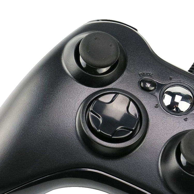 USB 2.0 Wired Controller Gamepad for XBOX360, Plug and Play, Cable Length: 2.5m(Black) - Gamepad by PMC TechLife | Online Shopping South Africa | PMC TechLife