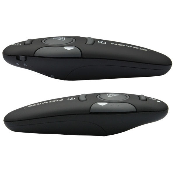 Multimedia Presenter with Laser Pointer & USB Receiver for Projector / PC / Laptop, Control Distance: 15m(Black) -  by PMC TechLife | Online Shopping South Africa | PMC TechLife