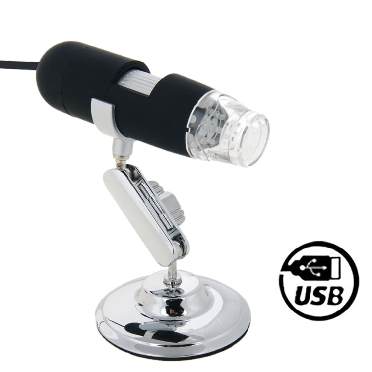1.3 Mega Pixels 500X USB 2.0 Digital Microscope with 8 LED(Black) - free shipping - PMC TechLife - Order now!