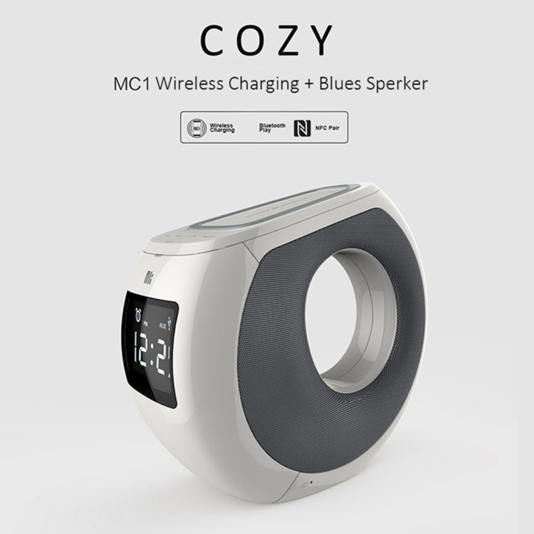 NILLKIN MC1 CE / RoHs / FCC Certificated QI Standard Wireless Charging Transmitter + Bluetooth Speaker, US Plug , For iPhone, Galaxy, Sony, Lenovo, HTC, Huawei, Google, LG, Xiaomi, other Smartphones - Desktop Speaker by NILLKIN | Online Shopping South Africa | PMC Jewellery | Buy Now Pay Later Mobicred