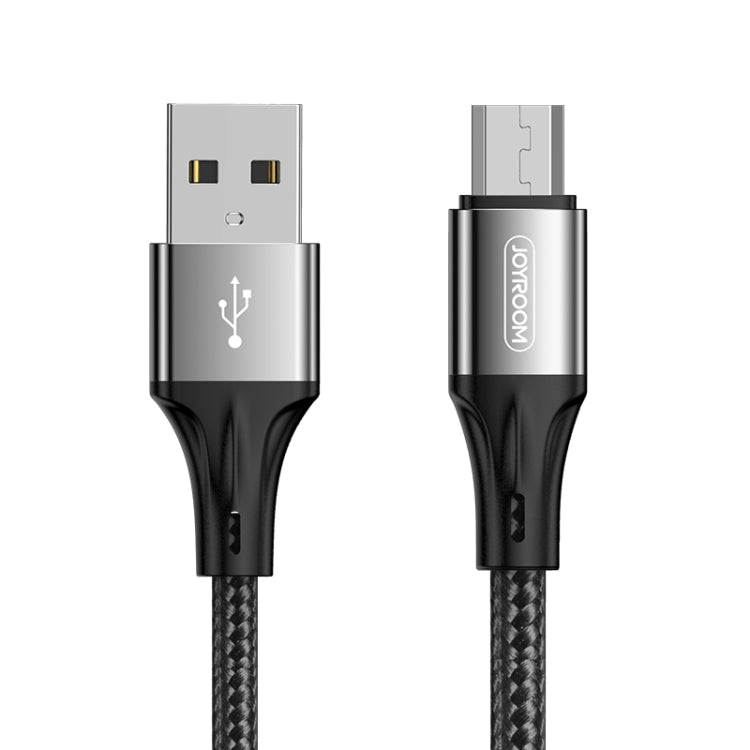 JOYROOM S-0230N1 N1 Series 0.2m 3A USB to Micro USB Data Sync Charge Cable(Black) - Micro USB Cable by JOYROOM | Online Shopping South Africa | PMC Jewellery