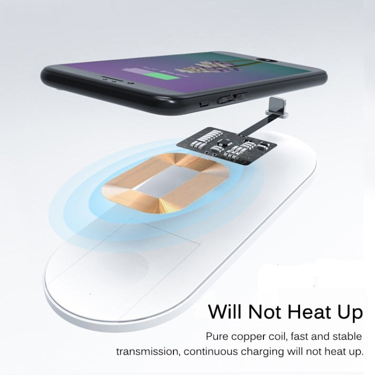 5V 800mA Qi Standard Wireless Charging Receiver with USB-C / Type-C Port - free shipping - PMC TechLife - Order now!