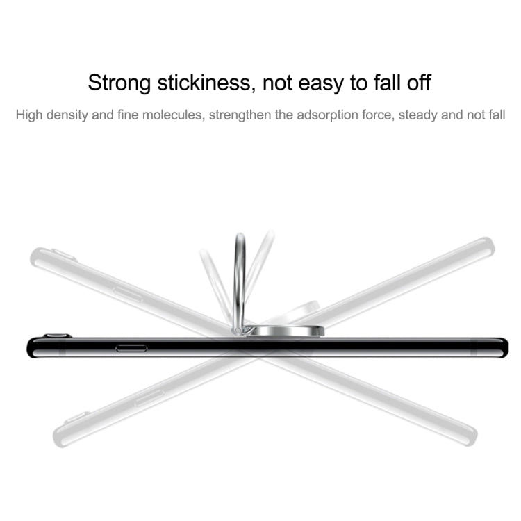 Universal CD Pattern Metal Mobile Phone Ring Holder(Black) - Ring Holder by PMC TechLife | Online Shopping South Africa | PMC TechLife