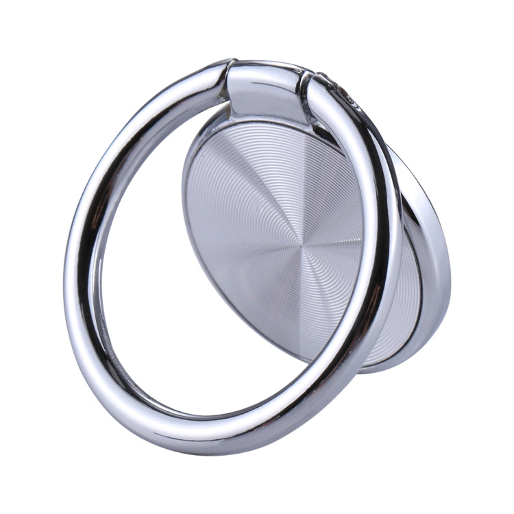 Universal CD Pattern Metal Mobile Phone Ring Holder(Silver) - Ring Holder by PMC Jewellery | Online Shopping South Africa | PMC Jewellery