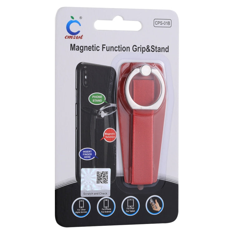 Universal Durable Finger Ring Phone Holder Sling Grip Anti-slip Stand(Red) - Ring Holder by PMC Jewellery | Online Shopping South Africa | PMC Jewellery