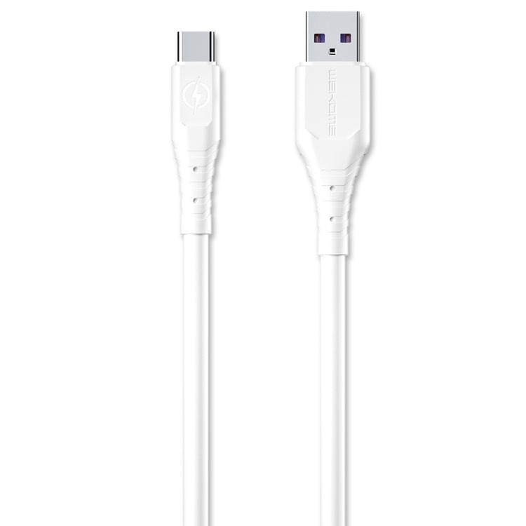 WK WDC-152 6A Type-C / USB-C Fast Charging Data Cable, Length: 3m (White) - USB-C & Type-C Cable by WK | Online Shopping South Africa | PMC Jewellery | Buy Now Pay Later Mobicred